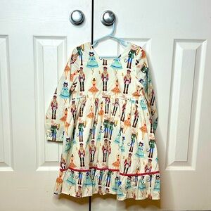 Pink Chicken Nutcracker Dress, drycleaned, worn once, size 8.